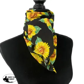 A8009 - Sunflower Rawhide Wild Rag Cowboy Scarf