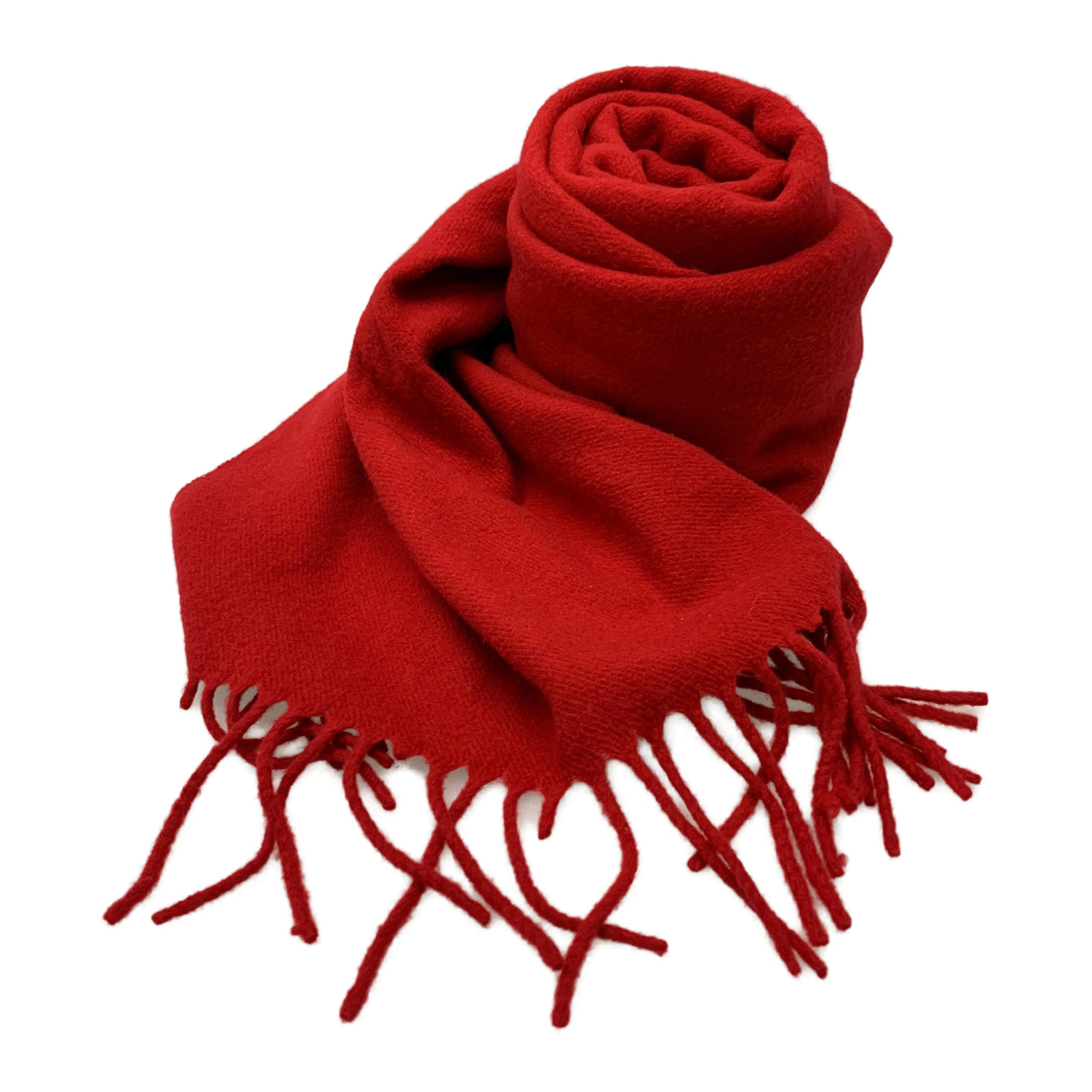 Acne Studios(Acne)/Muffler Scarf/RED/Wool/Plain