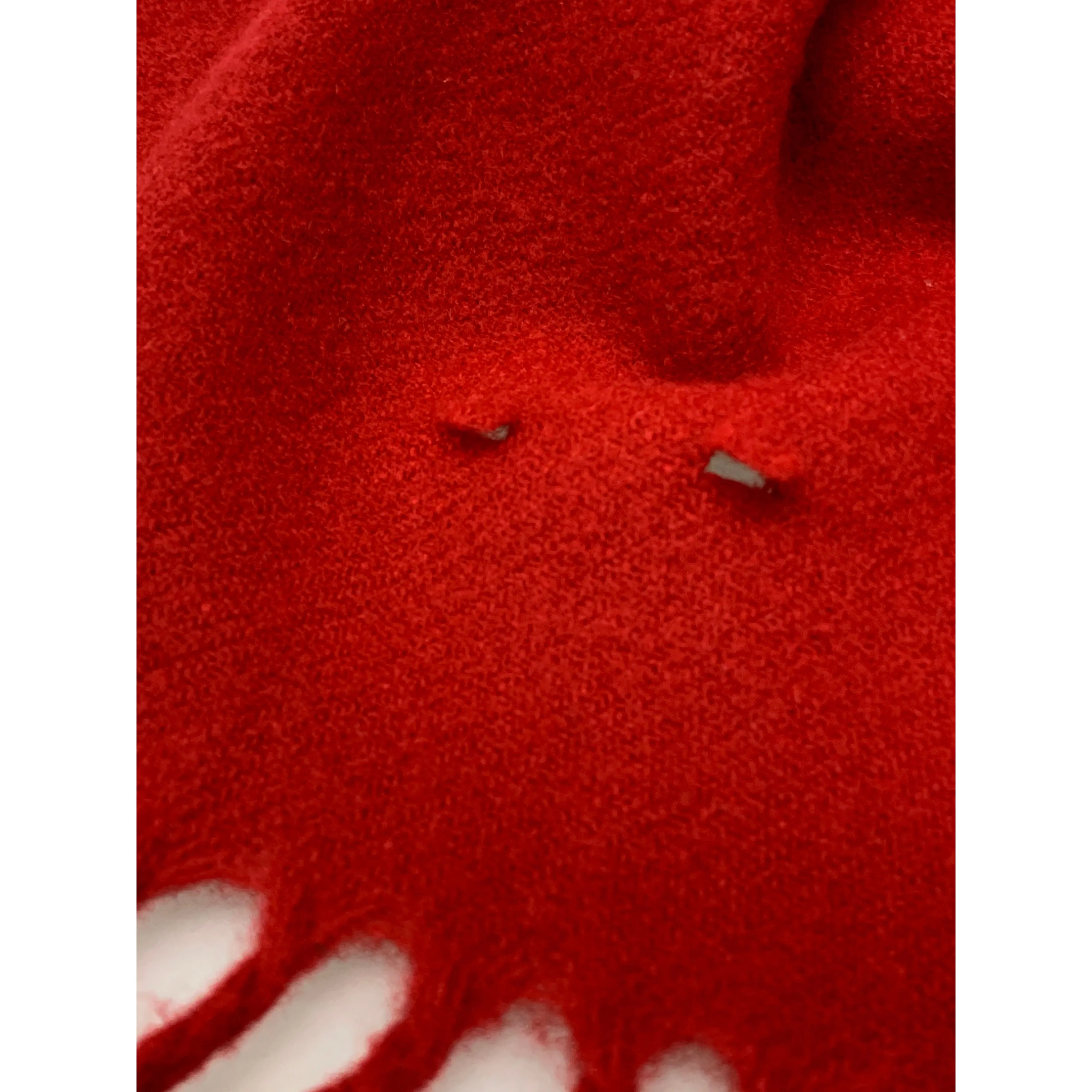 Acne Studios(Acne)/Muffler Scarf/RED/Wool/Plain