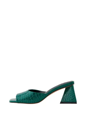 Anlise Croco Sandal - Parakeet