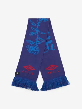 Aries x Umbro Rose Scarf - Blue