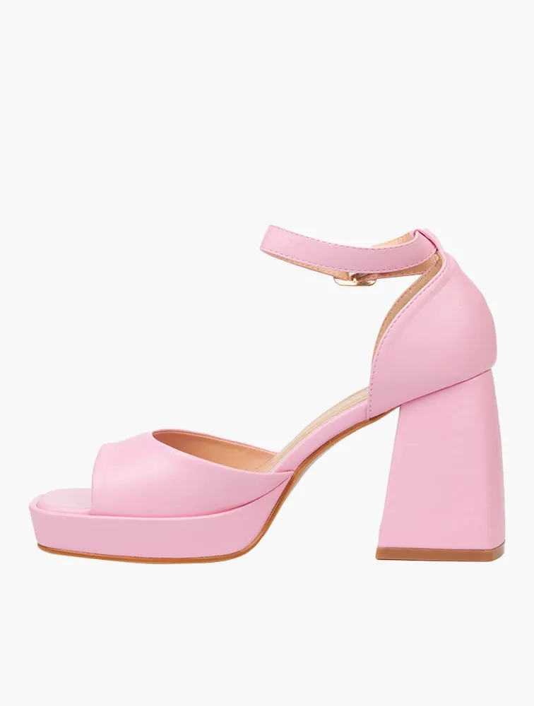 Barbie Pink Block Heels