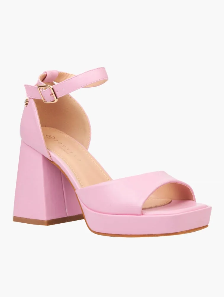 Barbie Pink Block Heels