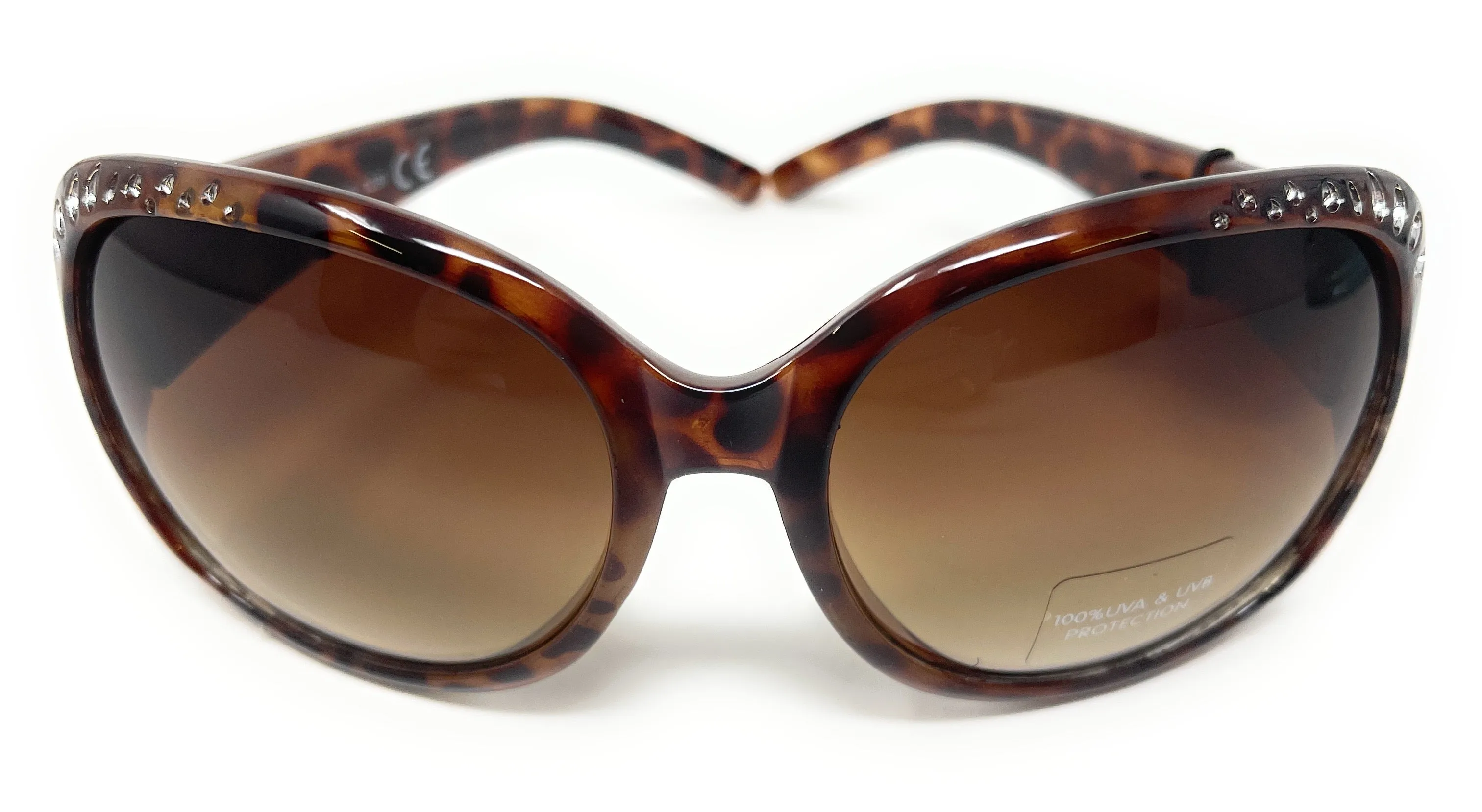 Boots Ladies Sunglasses Brown Tortoise Shell with Silver Detail 028I