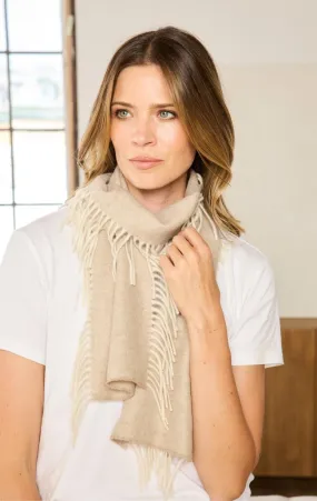 Cashmere Fringe Scarf