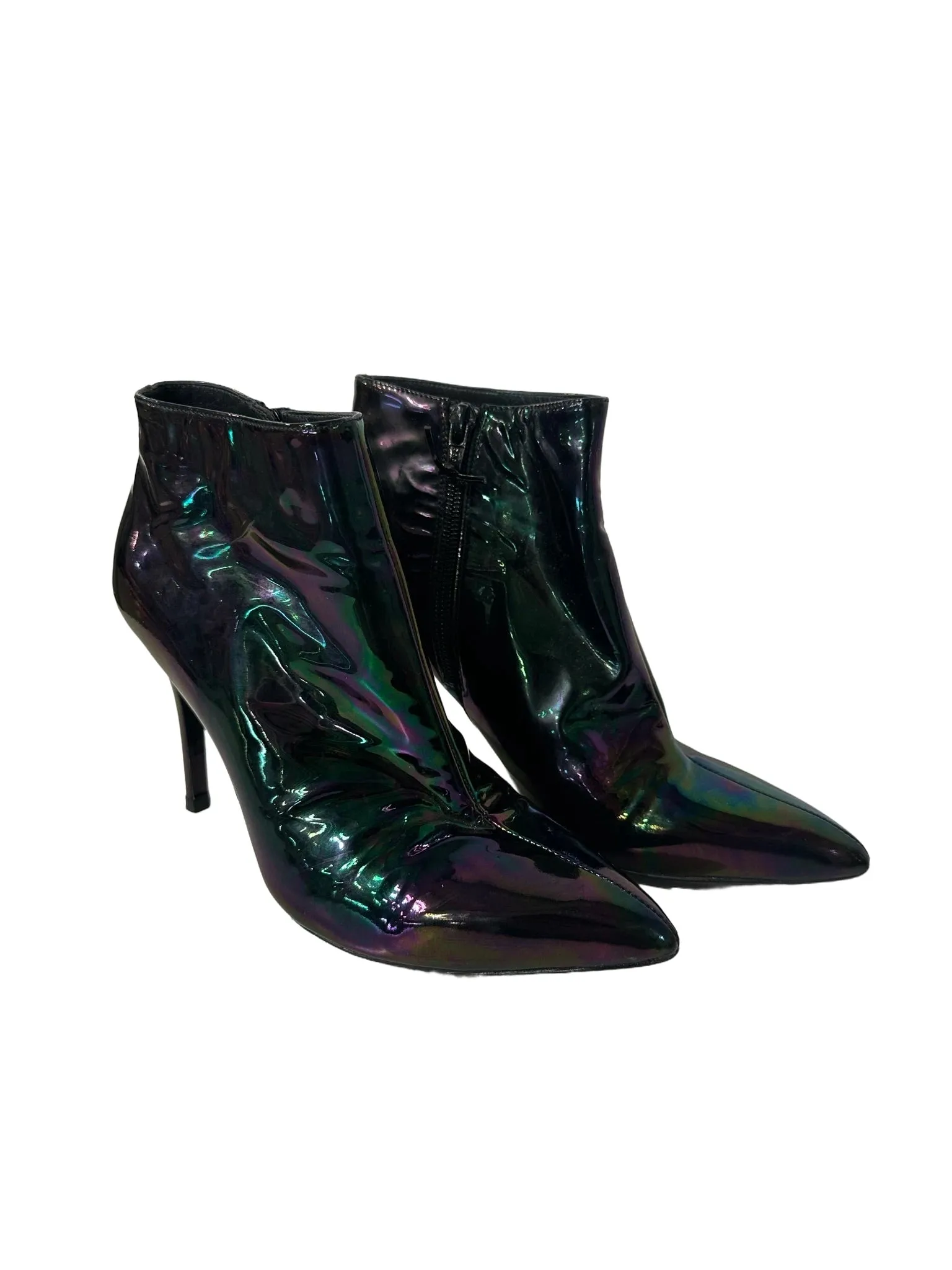 Chrome Ankle Boots 7