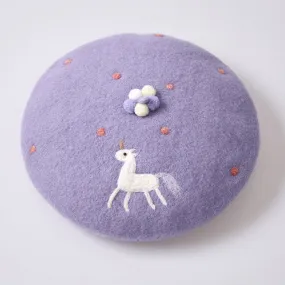 ''DREAM HORSE'' PURPLE BERET BY51036