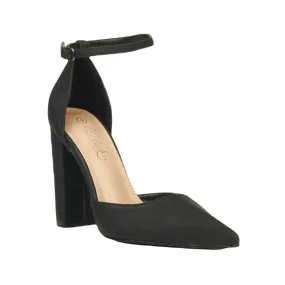 Executive Envy Block Heels (Black)