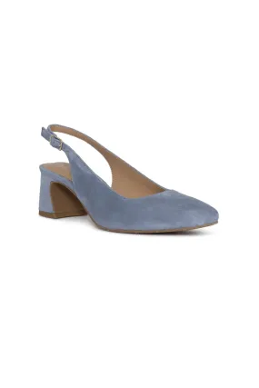 Faelynn Slingback Heels - Blue