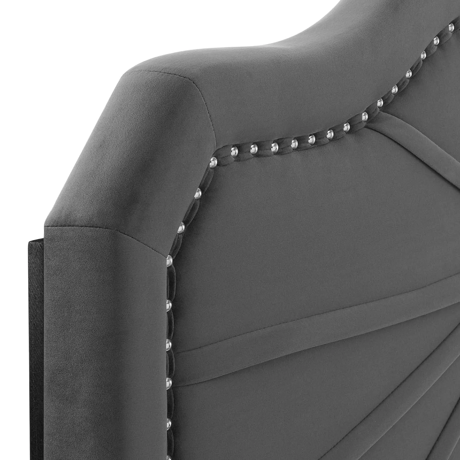 Kristin Pleated Performance Velvet Headboard