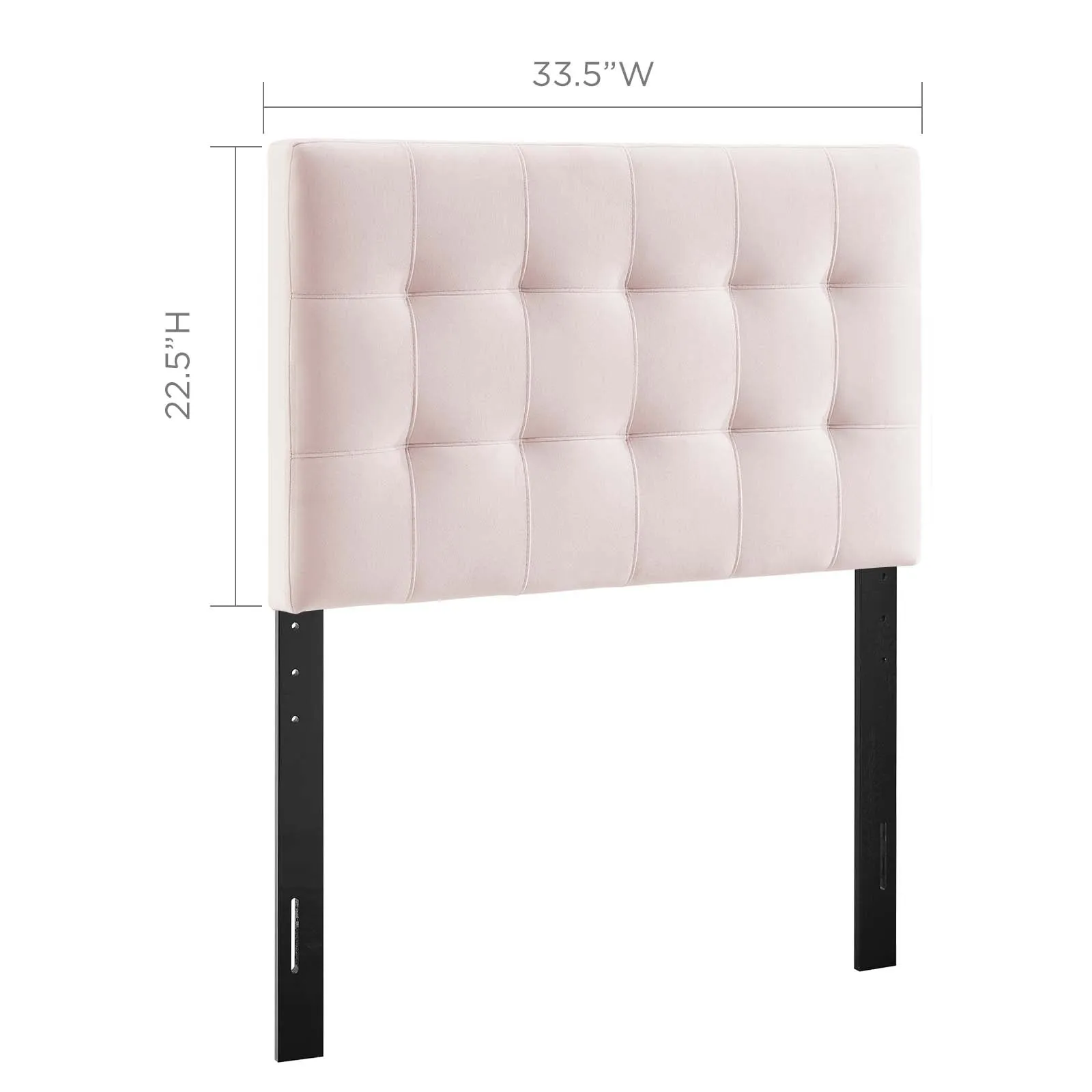 Lily Biscuit Tufted Performance Velvet Headboard