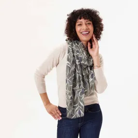 Magnolia Pod Moss Green Featherweight Scarf