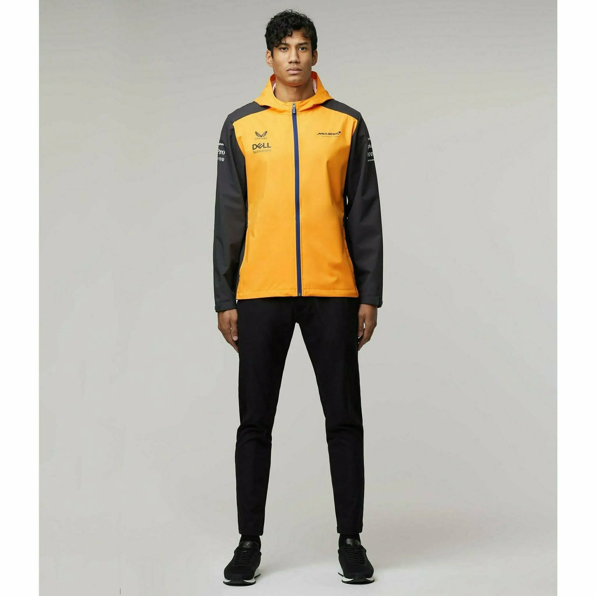 McLaren F1 Men's Team Water Resistant Jacket- Papaya