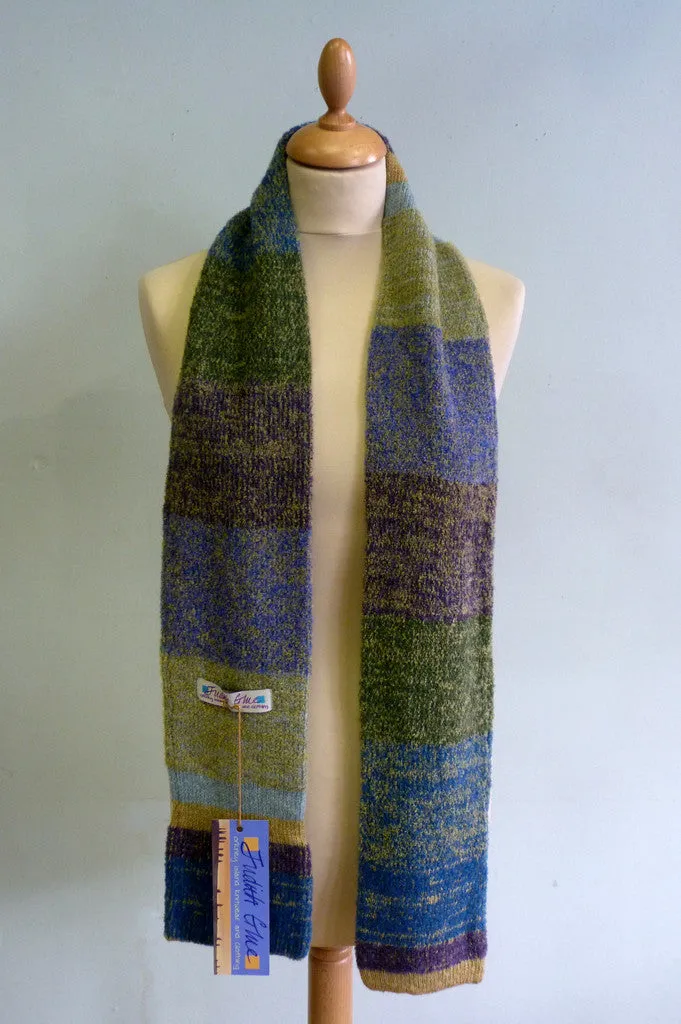 Orkney Landscape Long Scarf in Rolling Hills