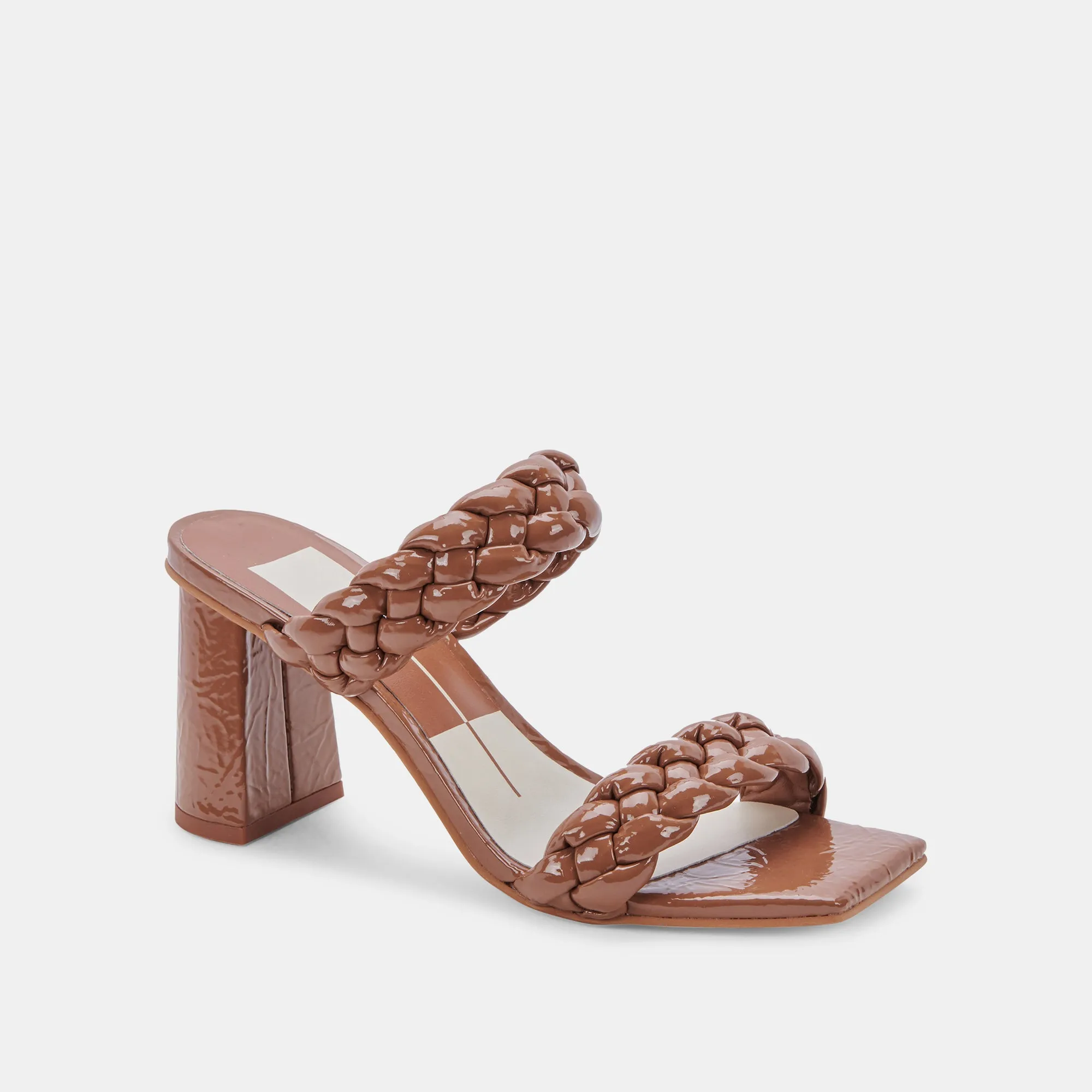 PAILY HEELS TAUPE PATENT STELLA