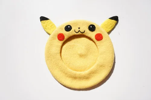 ''PIKACHU|POKEMON'' YELLOW BERET BY51023