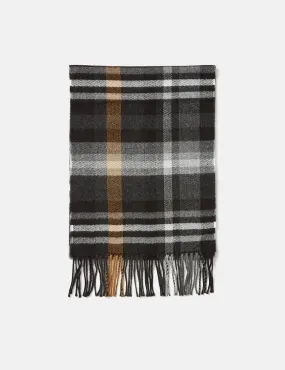 Universal Works Check Scarf - Grey Check