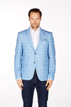 Wrinkle-Resistant Blazer - Slim Fit - BB Blue